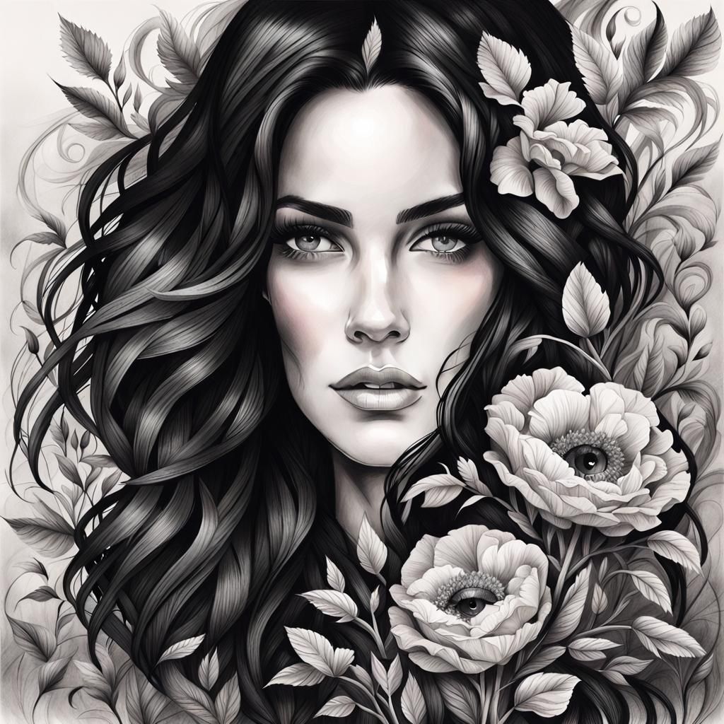 Woman Drawing 06