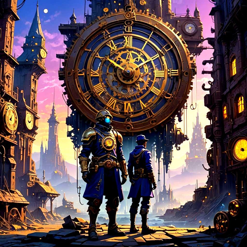 Fantastical Clockwork Character Concept Art
