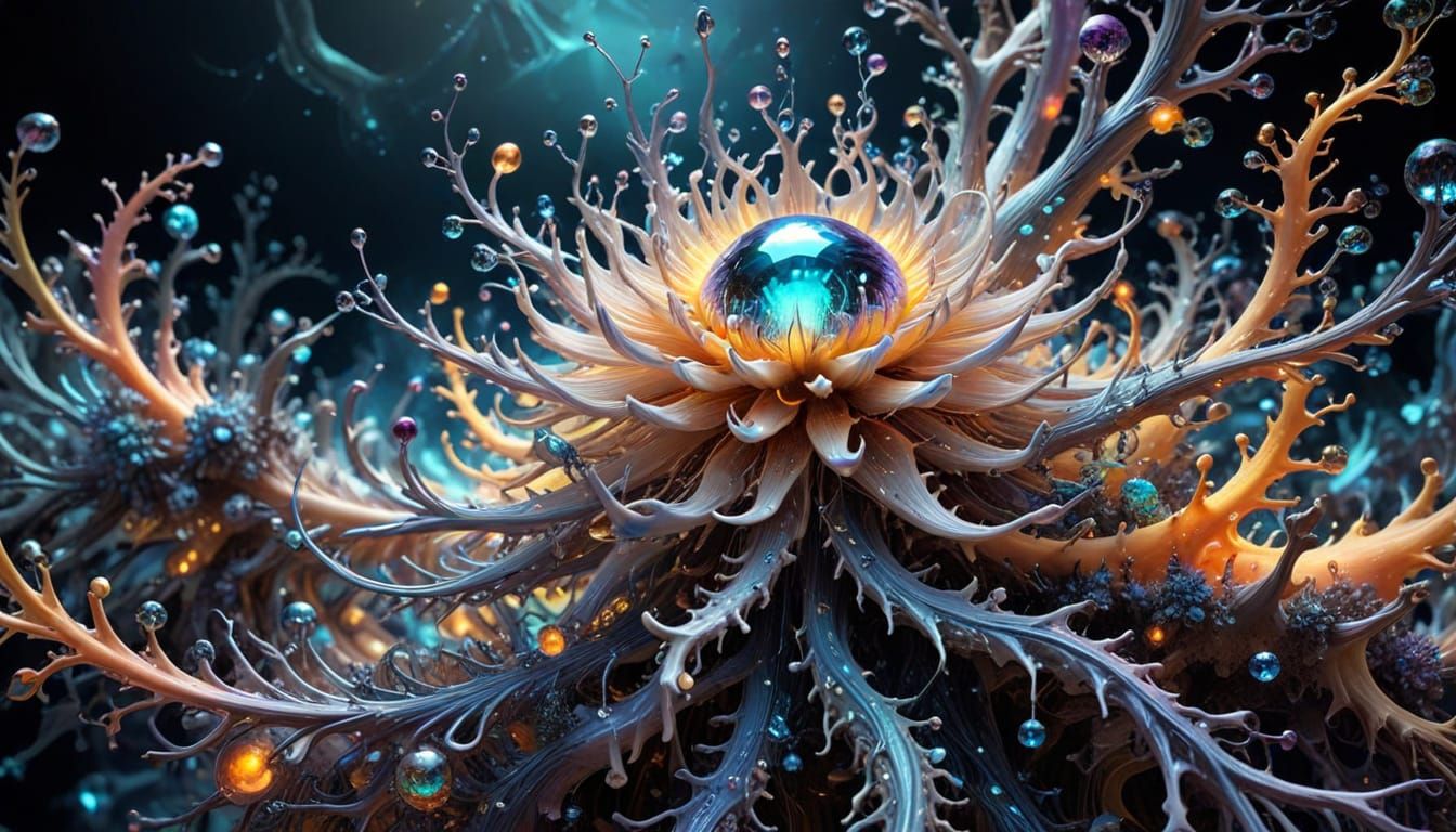 Surreal Afrofuturism Landscape in Osei-Ovid and Escher Style