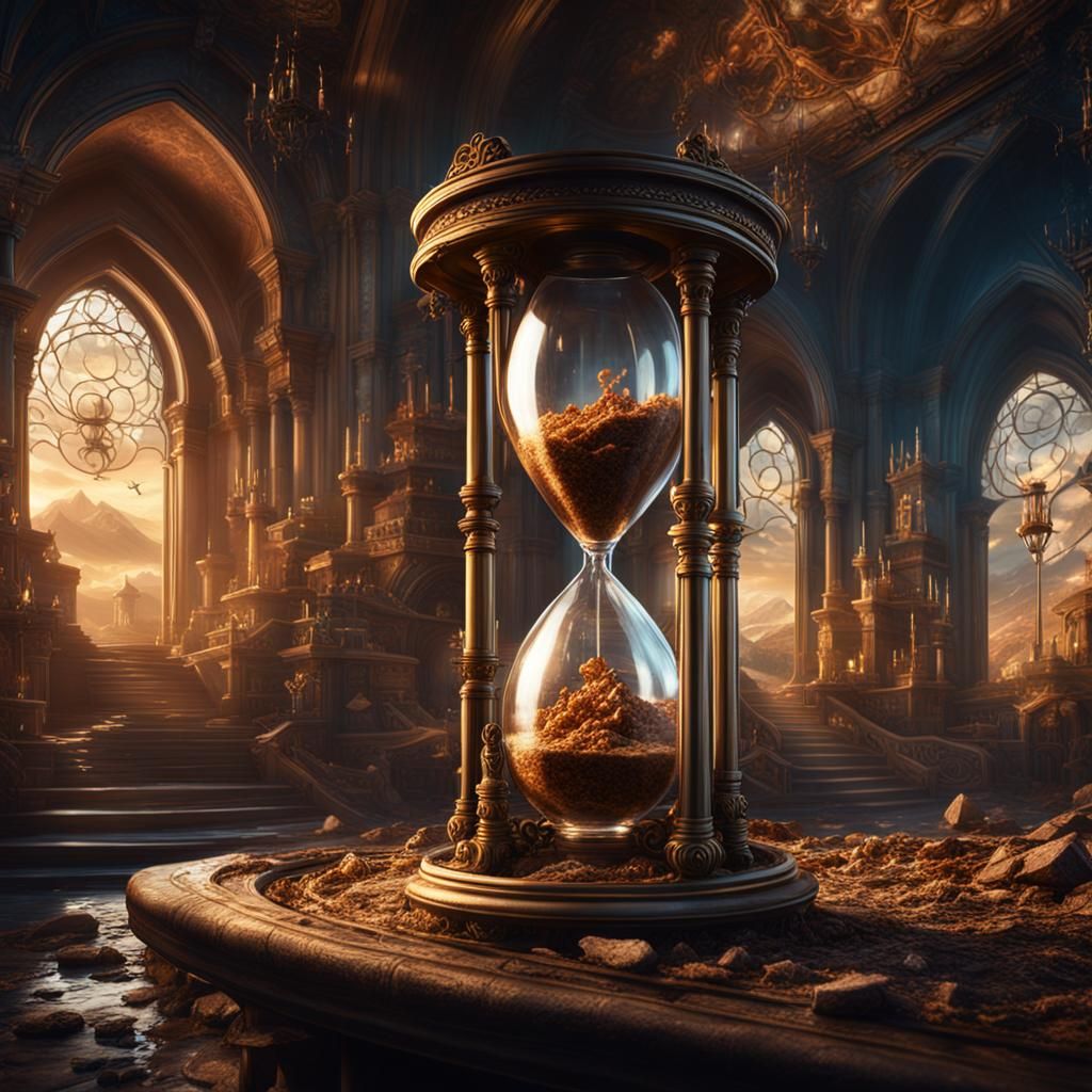 Time Flows: Detailed Fantasy Concept Art