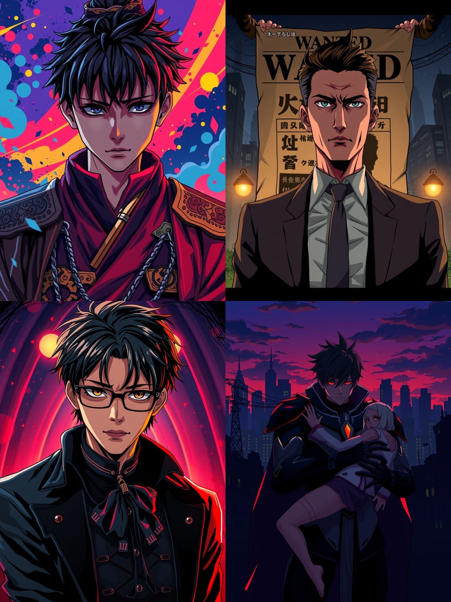 Manga Anime Art in Studio Trigger Style