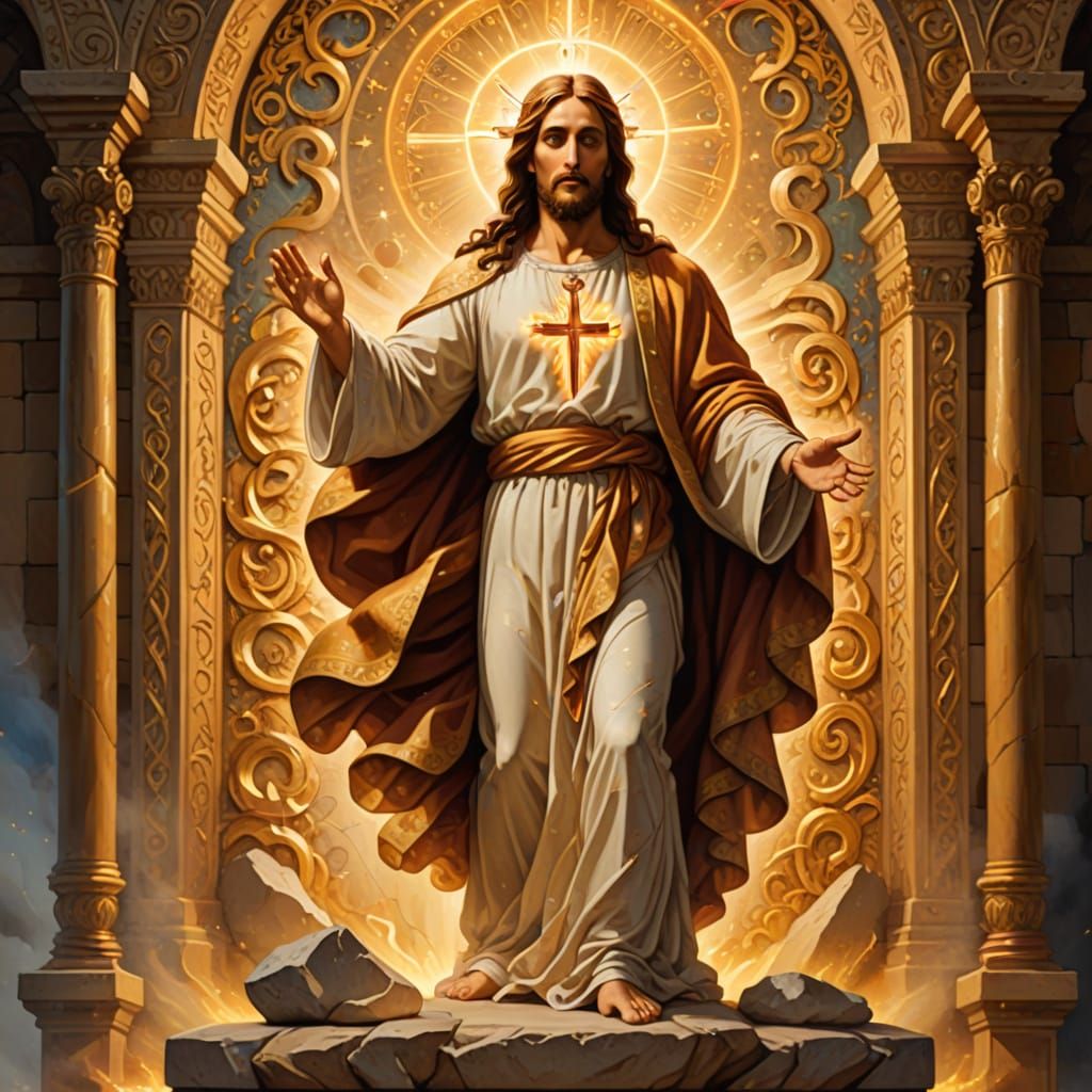 Christ is risen from the dead,
trampling down death by death,
and upon those in the tombs bestowing life.