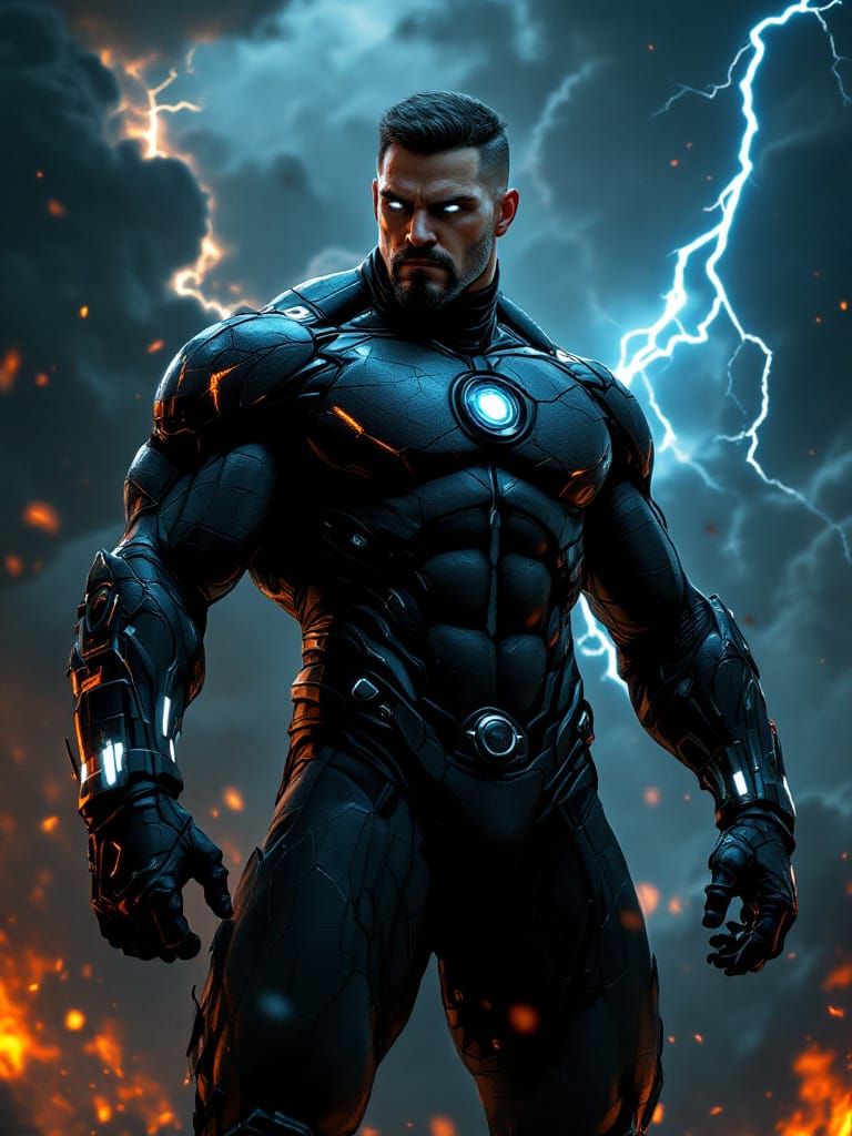 Grim: A Towering Figure in High-Tech Noir Style