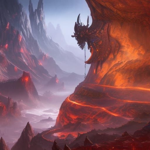 Mythical Sword in Detailed Fantasy Concept Art