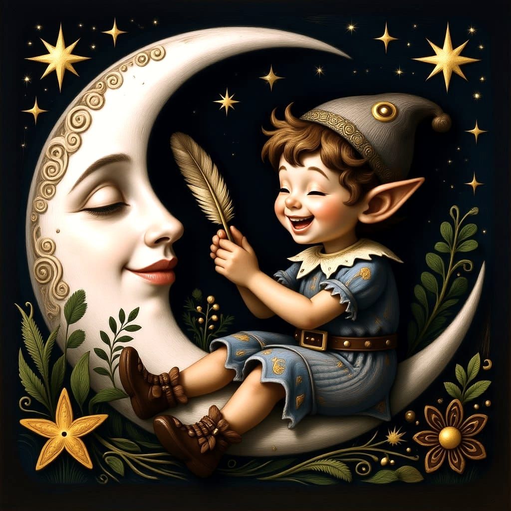 Realistic Lunar Landscape with Enhanced Textures