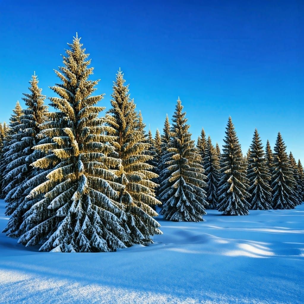 Minimalist Winter Reflection in Ice
