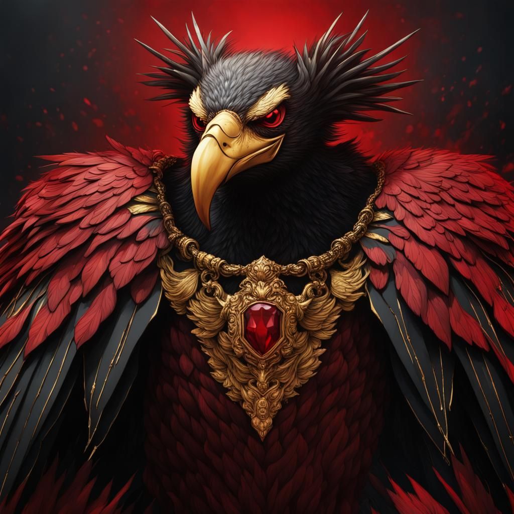 Vulture King in Dramatic Lighting