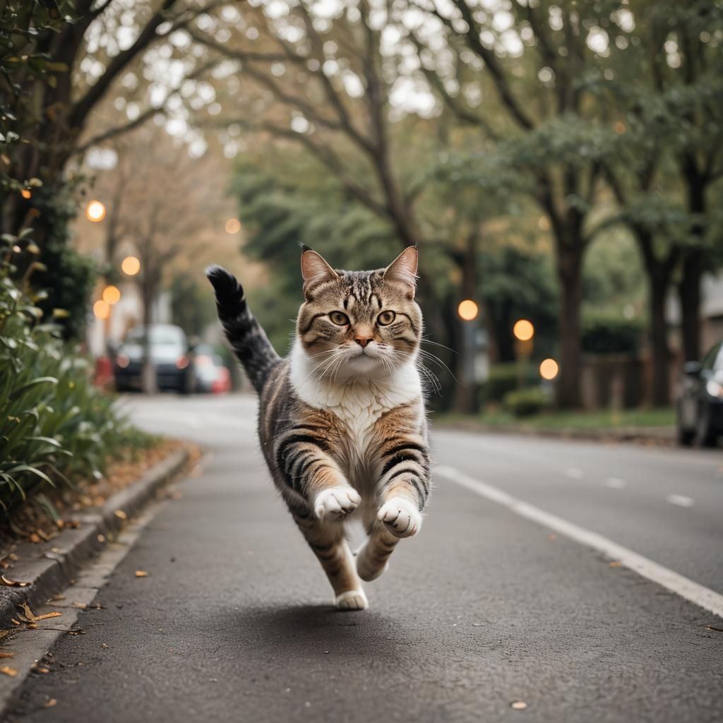 Cat Runs Drive-Through: Professional Photography