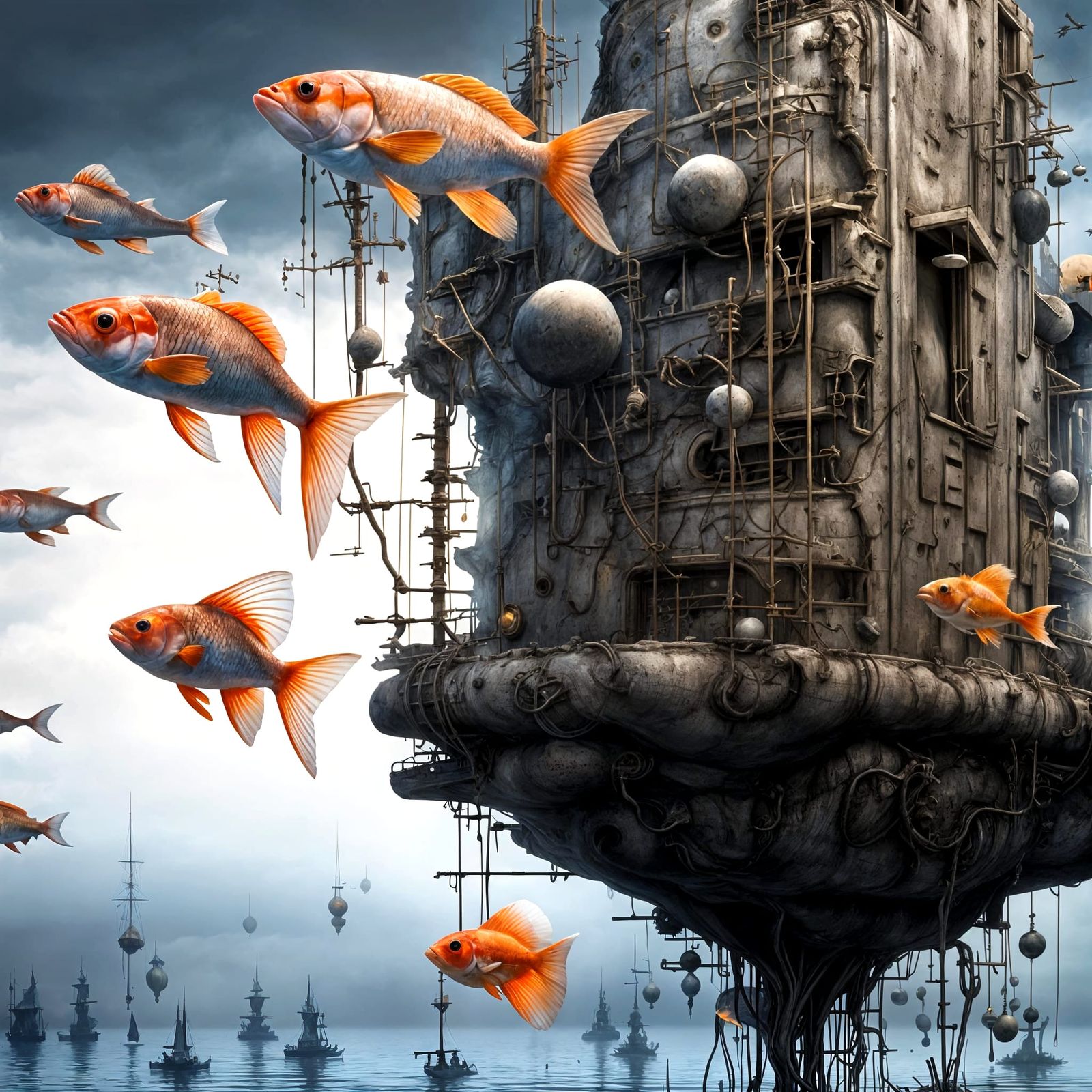 some joker brought a blow-up Orca - which doesn't scare anybody...