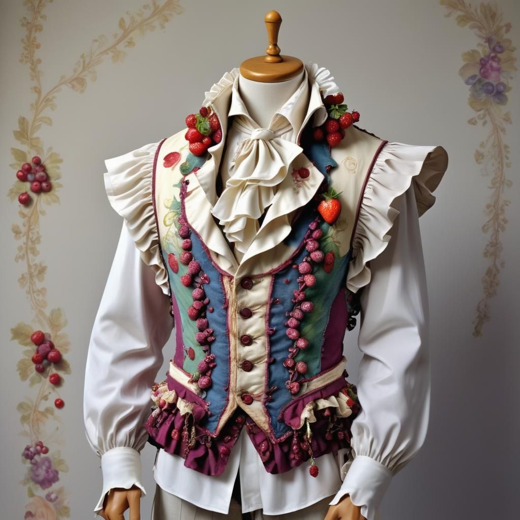 Baroque Anime Fae in Fruit Couture