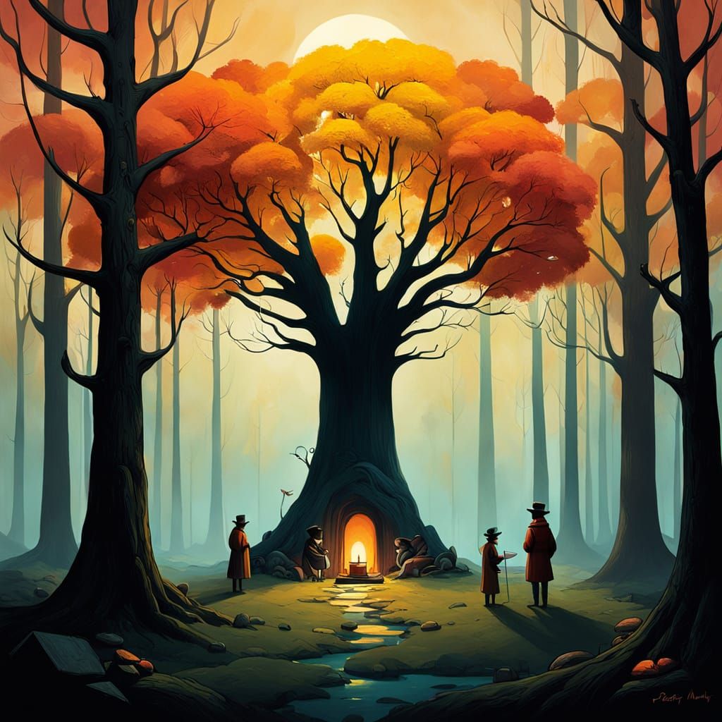 Intimate Gathering in Warm Hues