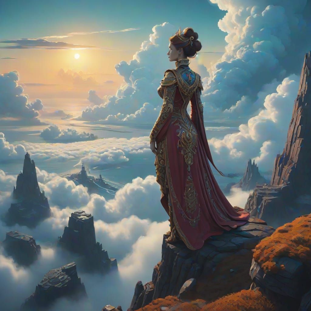 Regal Queen Marika Commands a Mystical Realm in Hyper-Realis...