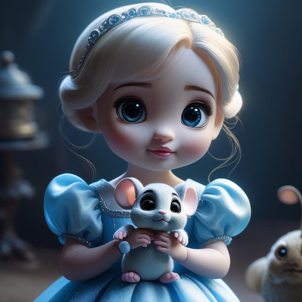Baby Cinderella with Chibi Eyes Film Still