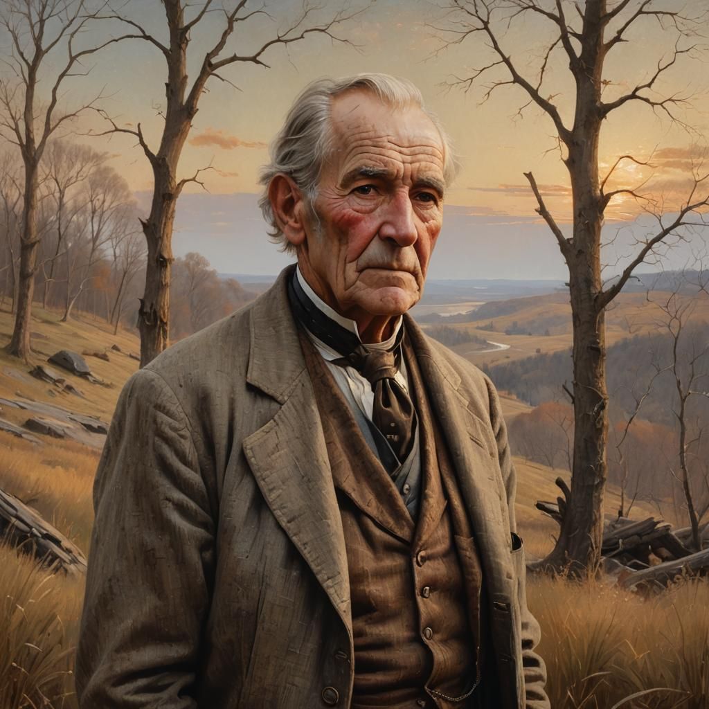 Classic Realism Portrait of Thomas Childs Alden