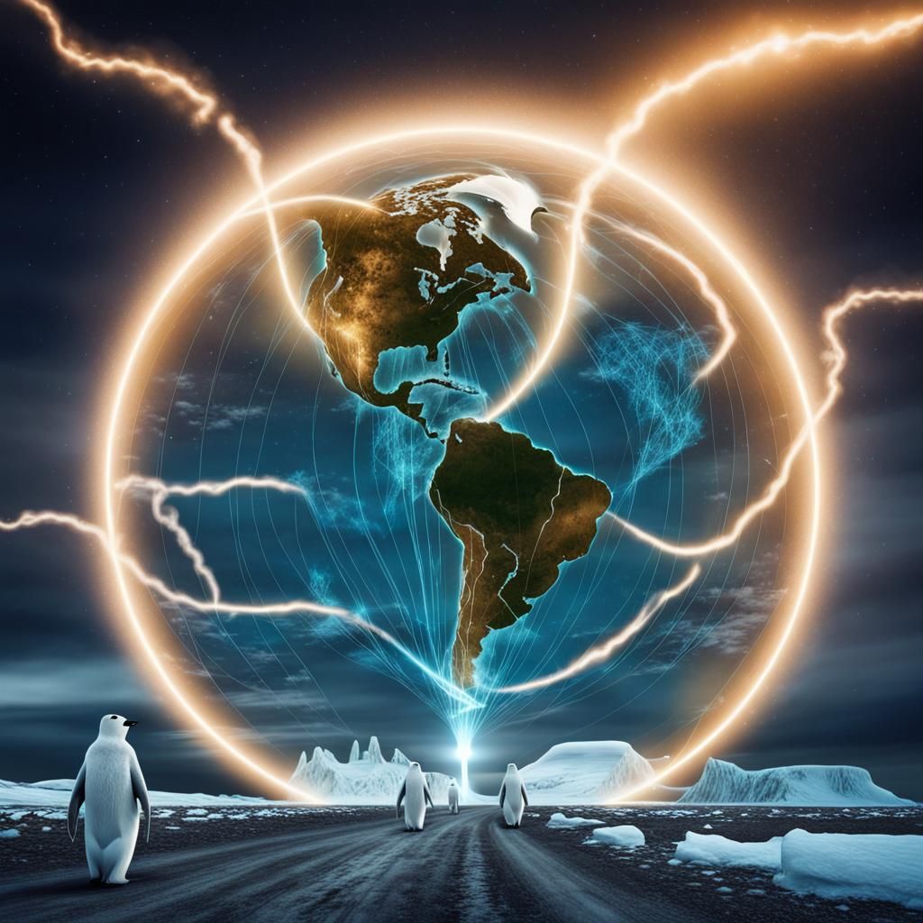 Spirits Travel Through Antarctic City with Nuclear Energy