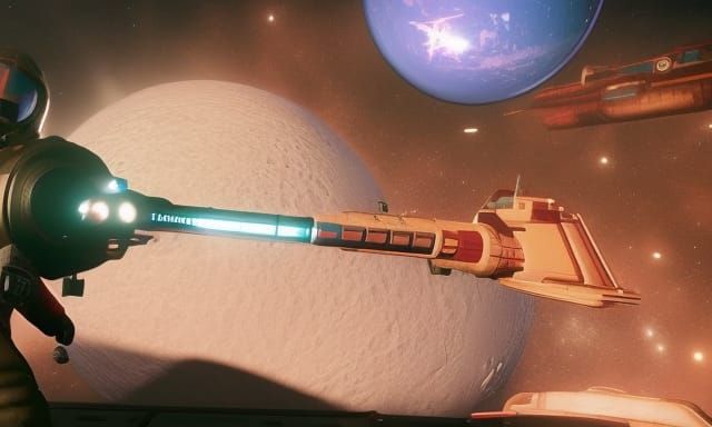 Cosmic Landscape Inspired by Sci-Fi