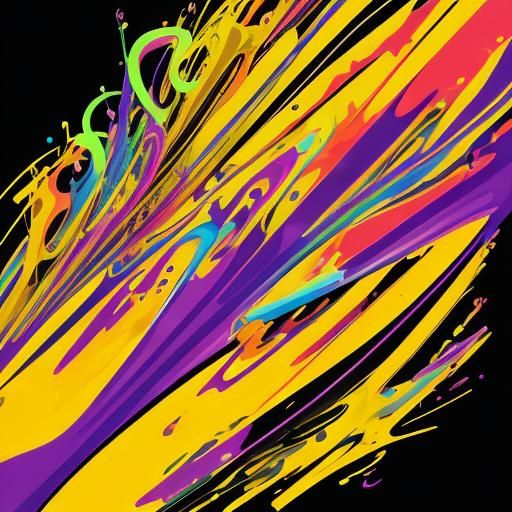 Abstract Clip Art with Complementary Colors