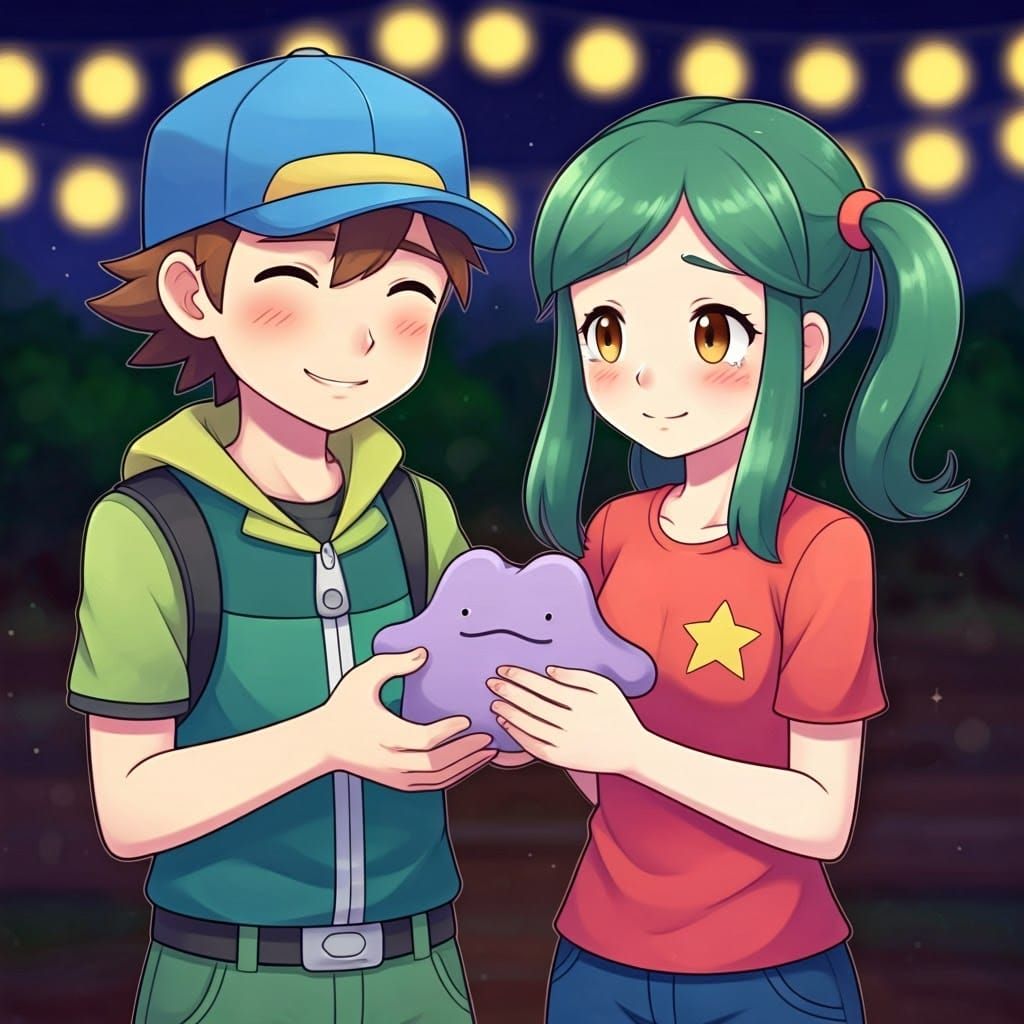 Pokémon Trainer Ritchie Gives Heartfelt Gift to Duplica in W...