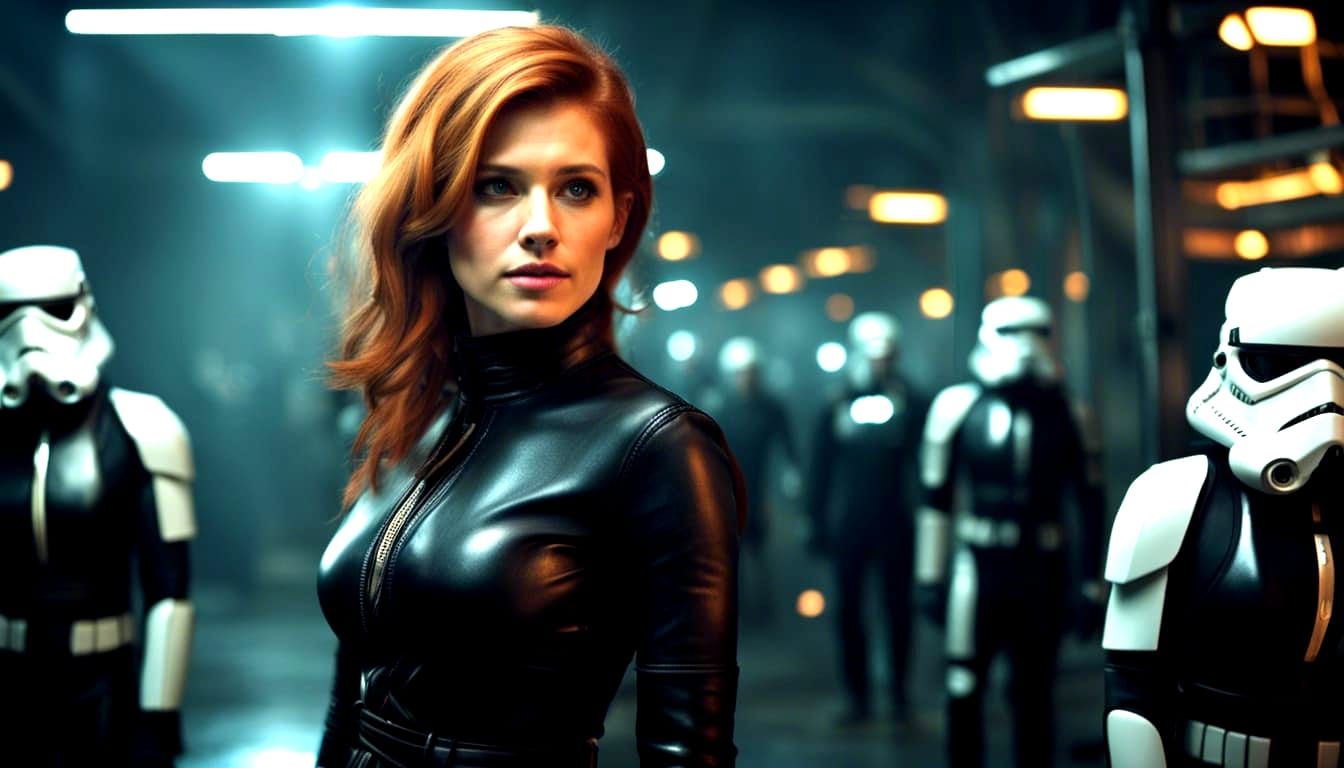 Gemma Arterton as Jedi Knight in Digital Painting