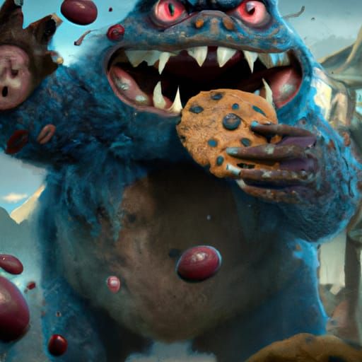 the real cookie monster