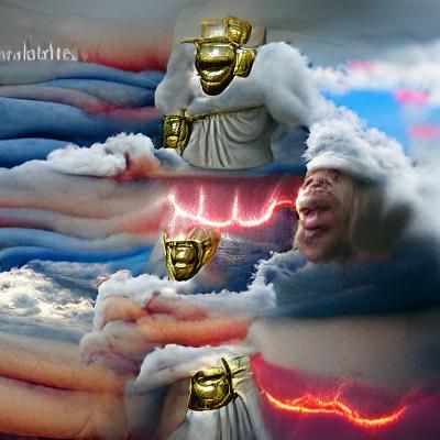 AI Image: The Gods Return