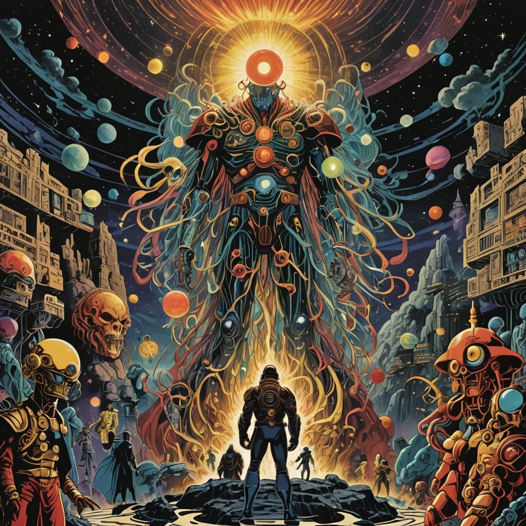 Surreal Technoscape: A Digital Art Revelation