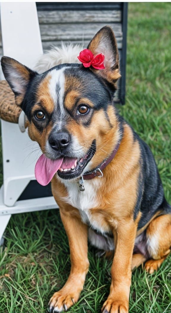 Lovable Canine Portrait