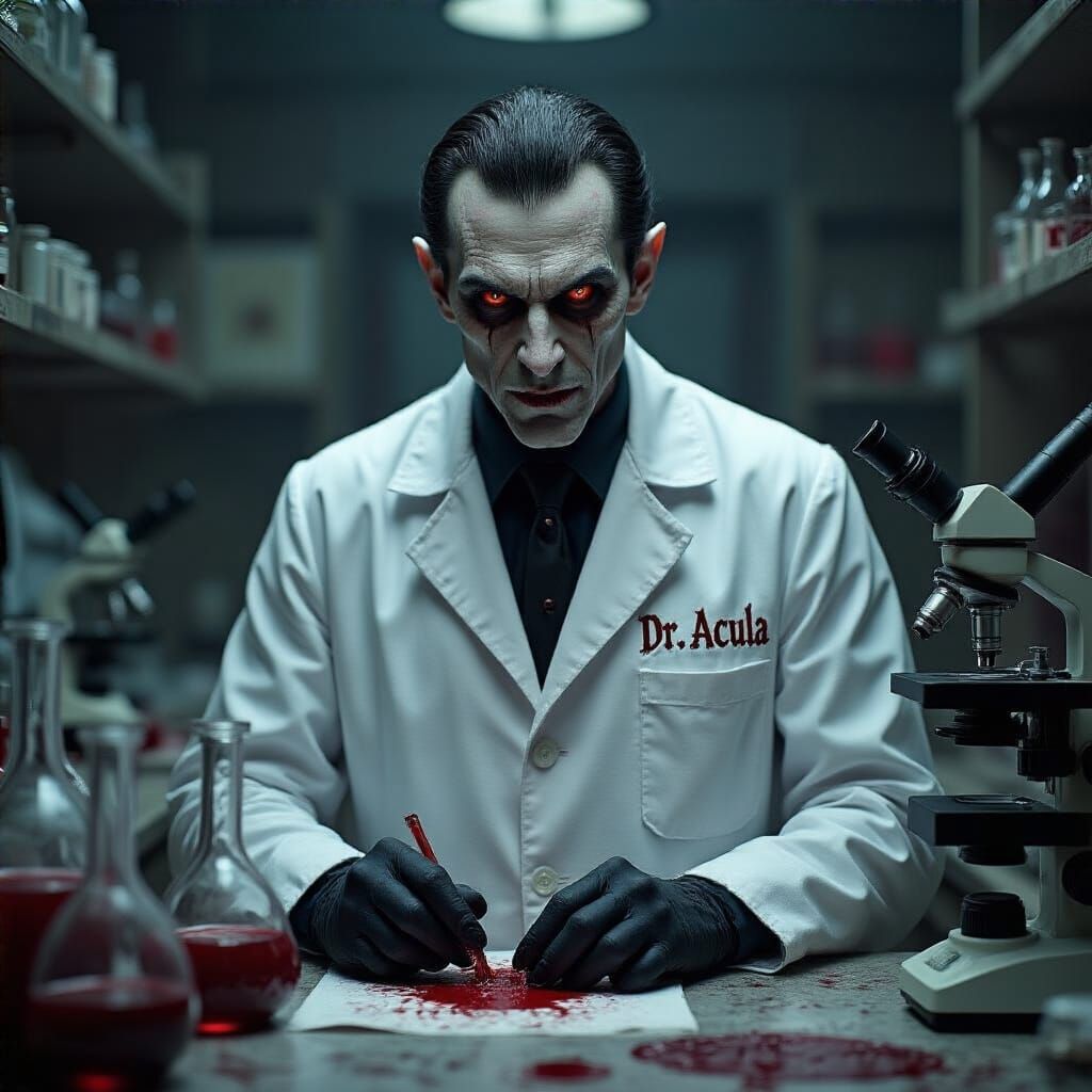 Dr. Acula: A Gothic Horror Hematologist