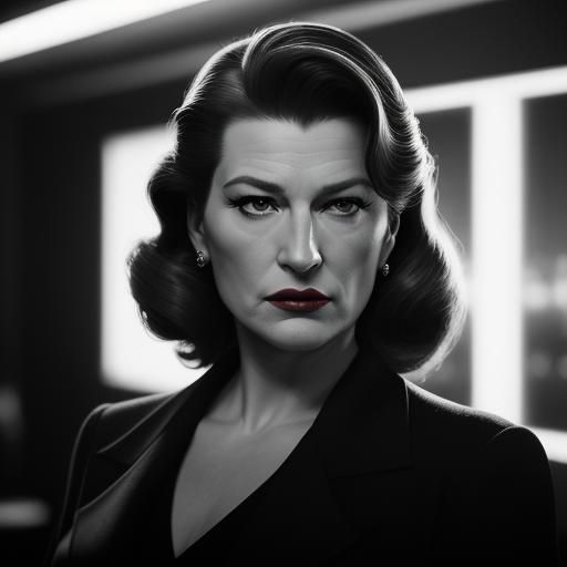 Sleek Noir Goddess in Gilded Glamour