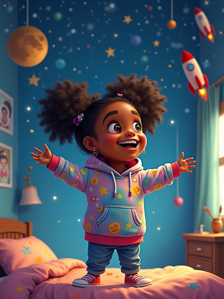 Dreaming of Space: A Child's Afrofuturist Vision