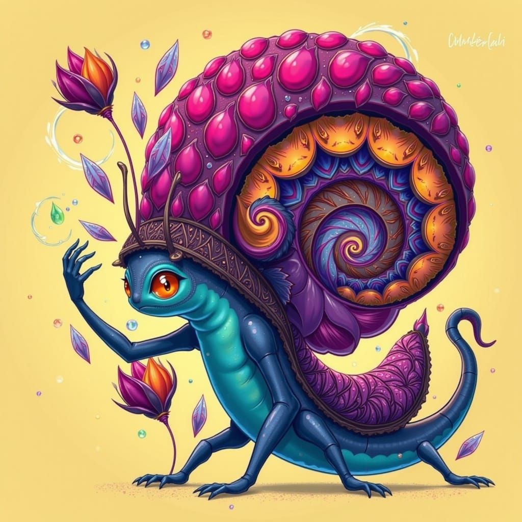 Whimsical Critter Creature in Fantastical Environment