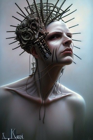 Surreal Scene Inspired by Surrealist Masters