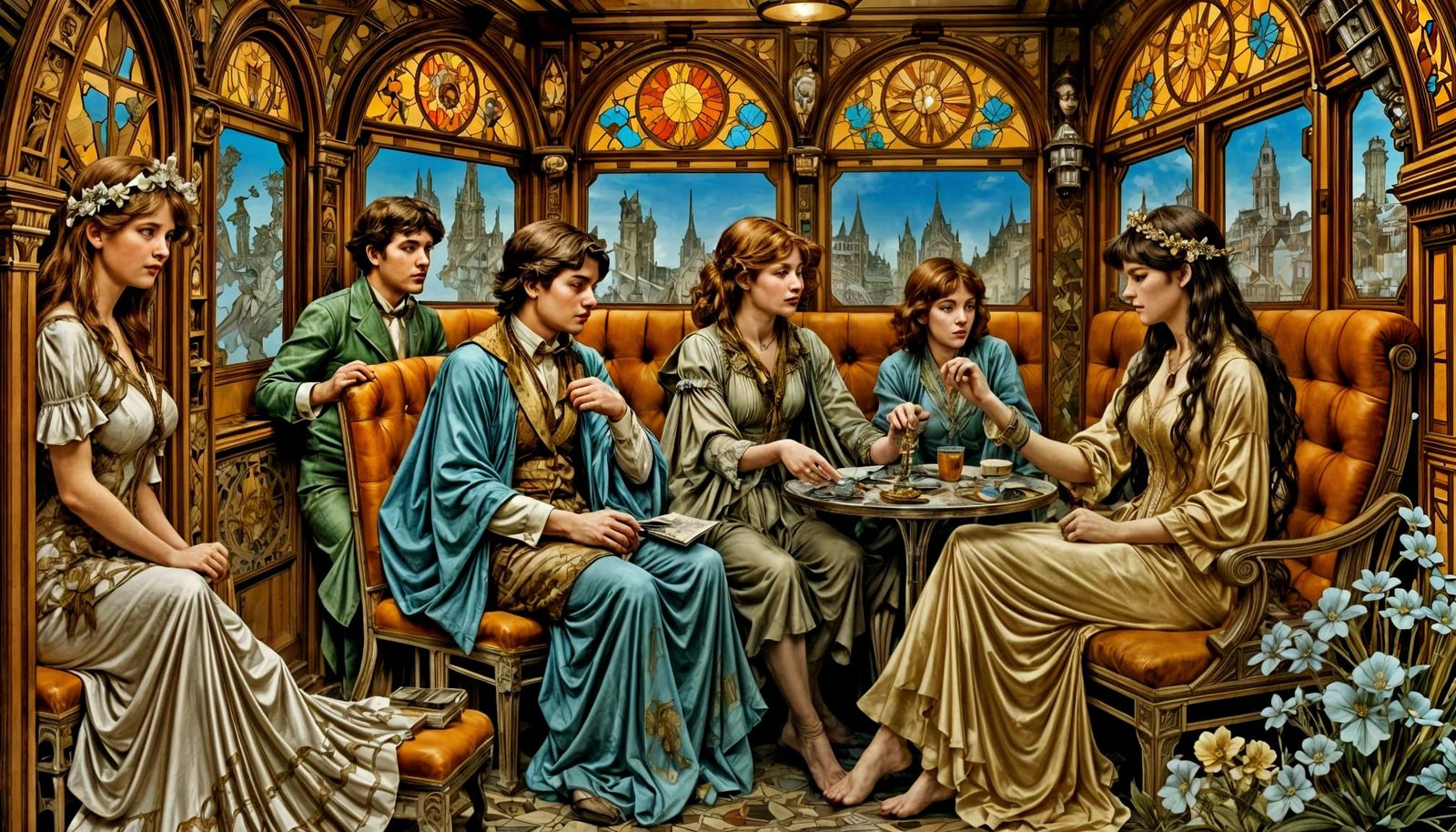 Lady Stemming-Rhædes' Tarot in Art Nouveau Style