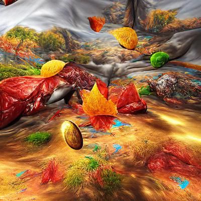 Colorful Autumn Leaves in Natural Light