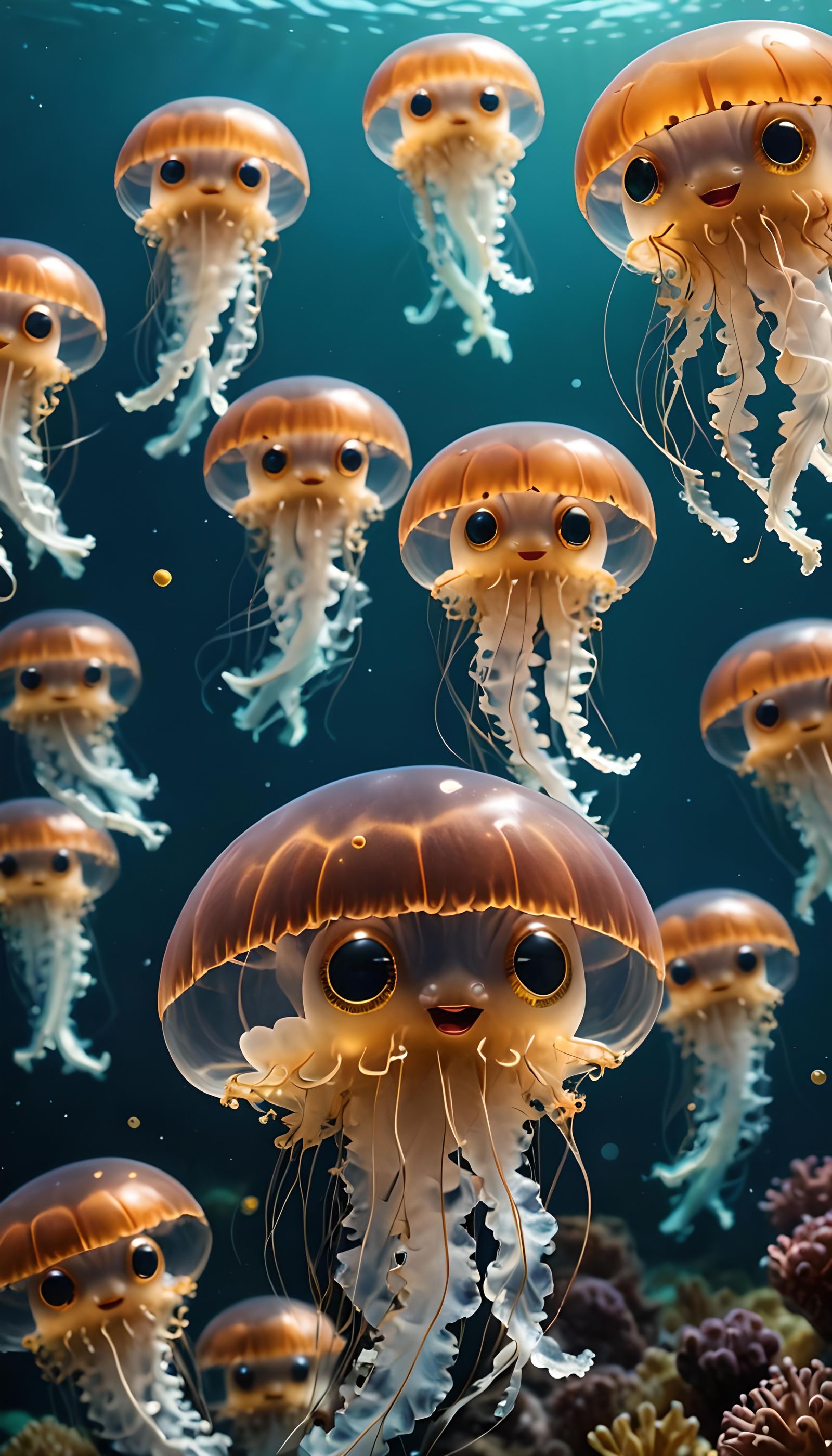 Cute Jellyfish in 8K Quality