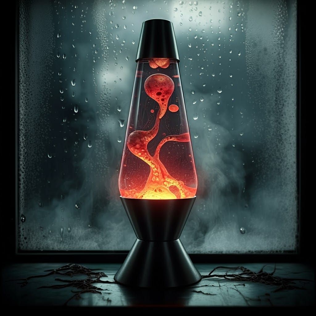 Bioorganic Lava Lamp Horror in Biopunk Laboratory