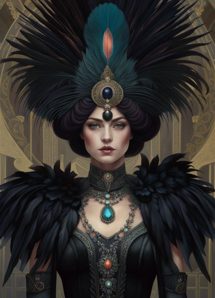 Onyx feathers Asmodina_Devruhadabra