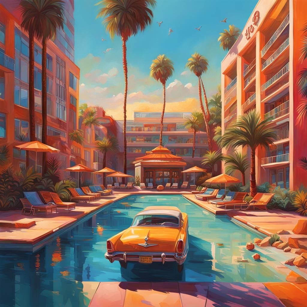 Hyperrealistic Hotel California: Heaven or Hell