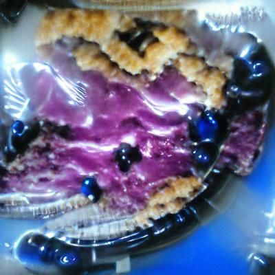Delicious Blueberry Pie Close-Up