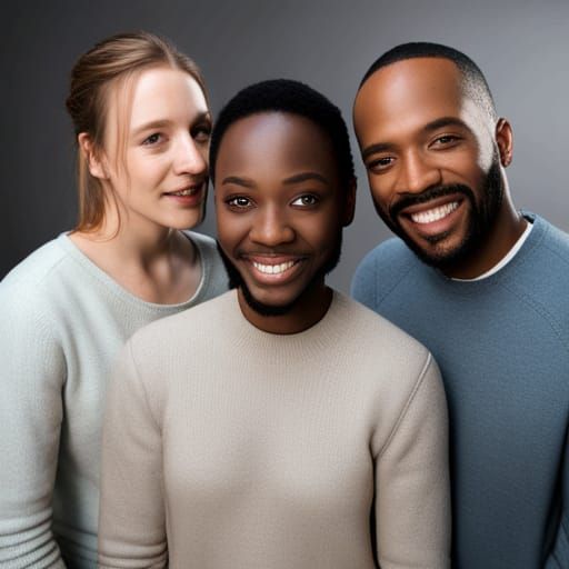 Enthusiastic Desire: Man and Women on a Cube
