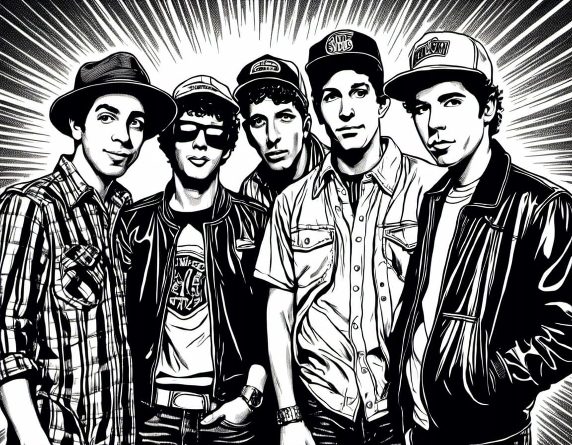 The Beastie Boys graphic