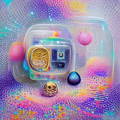 Holographic Cosmic Tamagotchi Astral Illustration