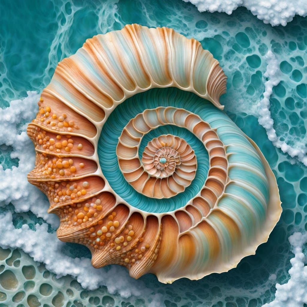 Fibonacci Pattern in Shell