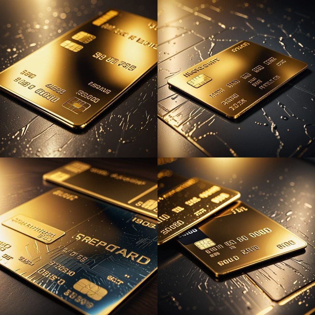 Plastic Card in Modern Design