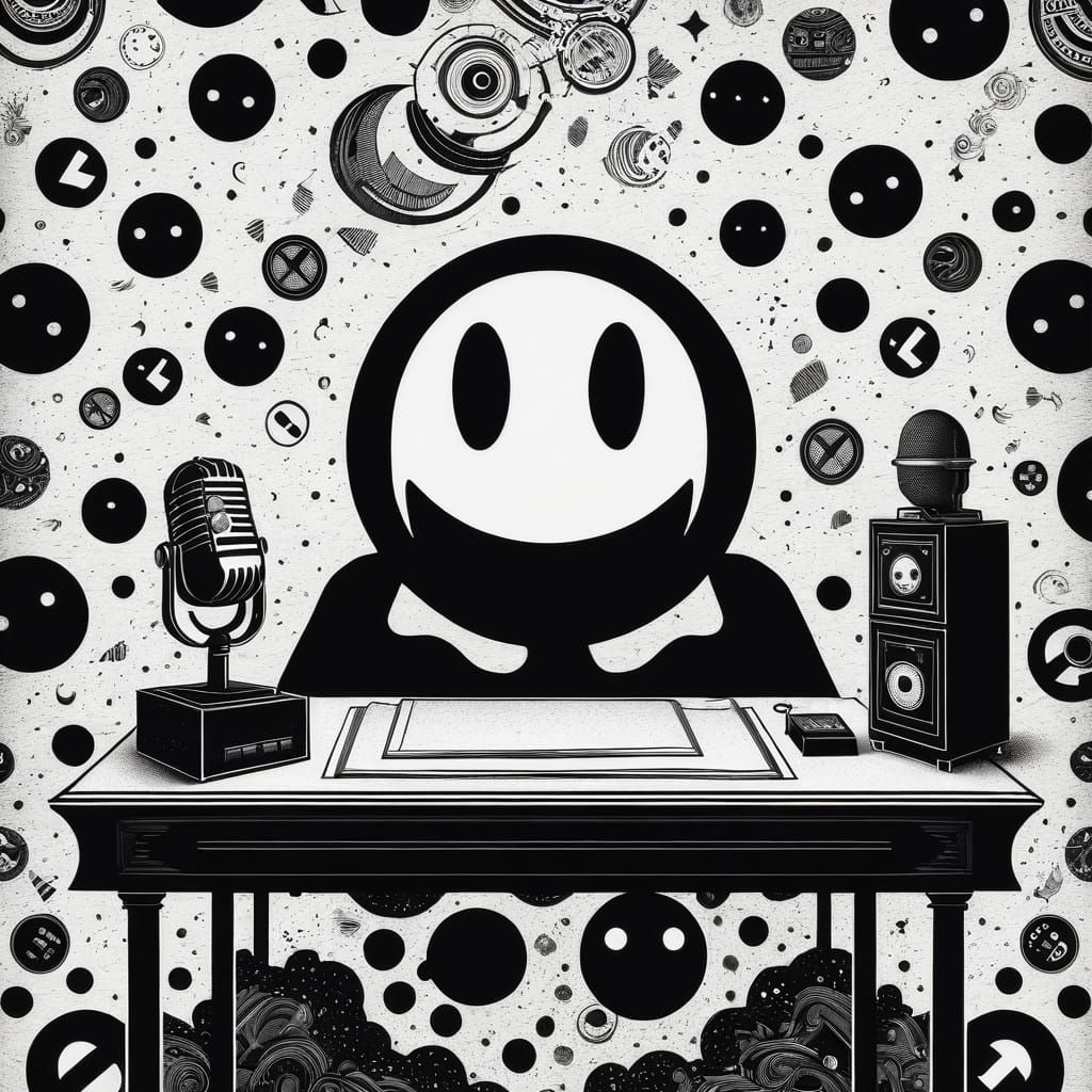 Pac-Man Interviewed in Vintage Comic Style