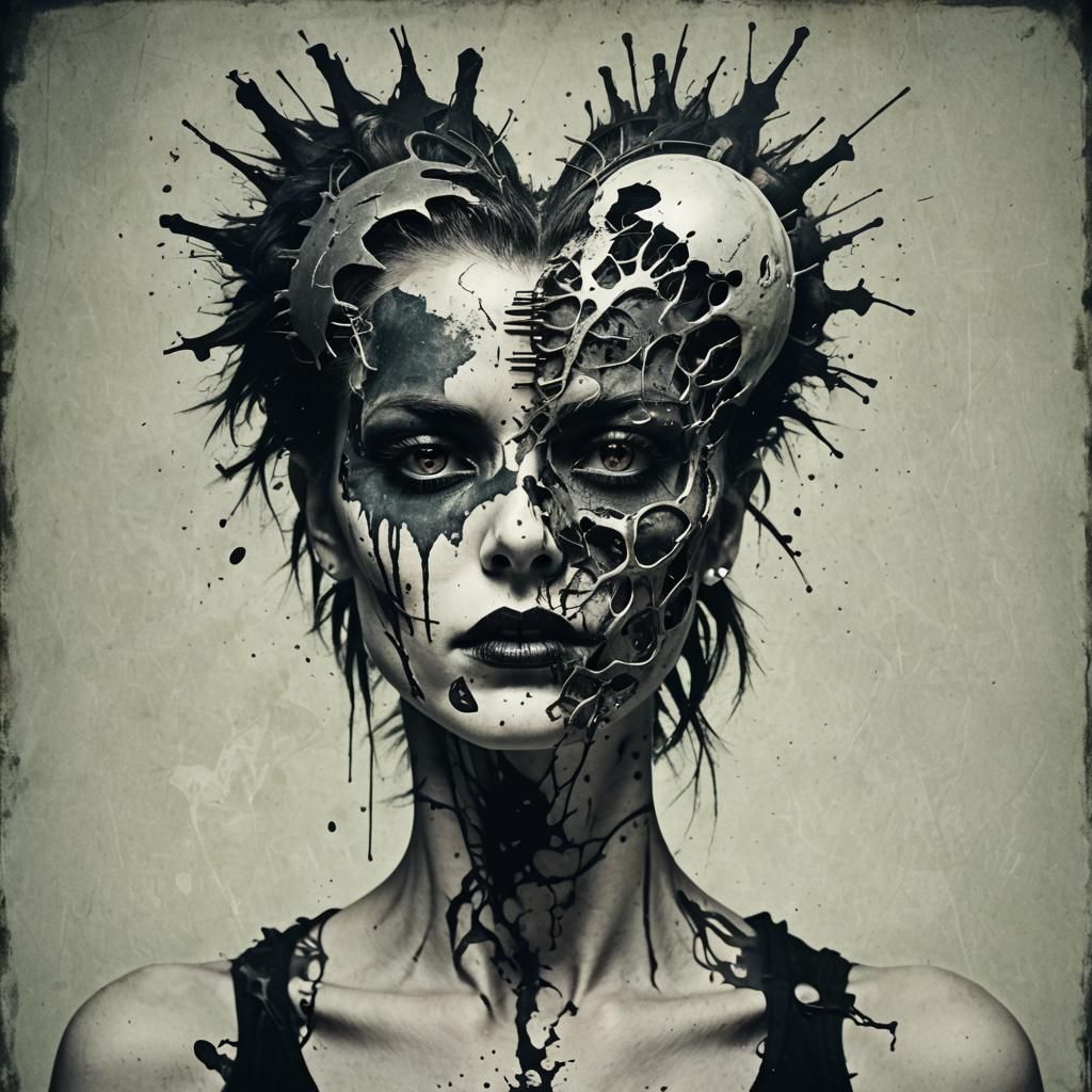 Bio Art: Punk Gothic Heart Explosion