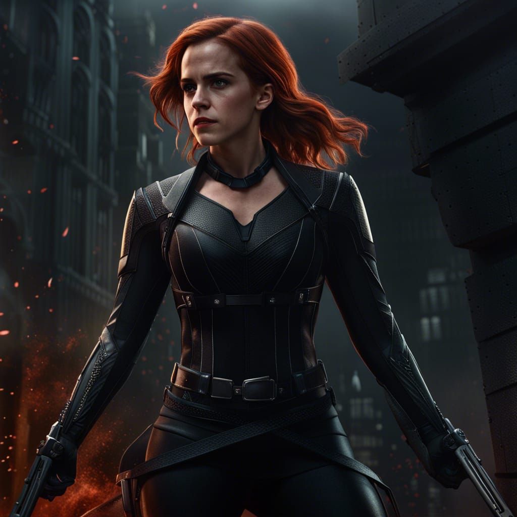 Emma Watson as Black widow
