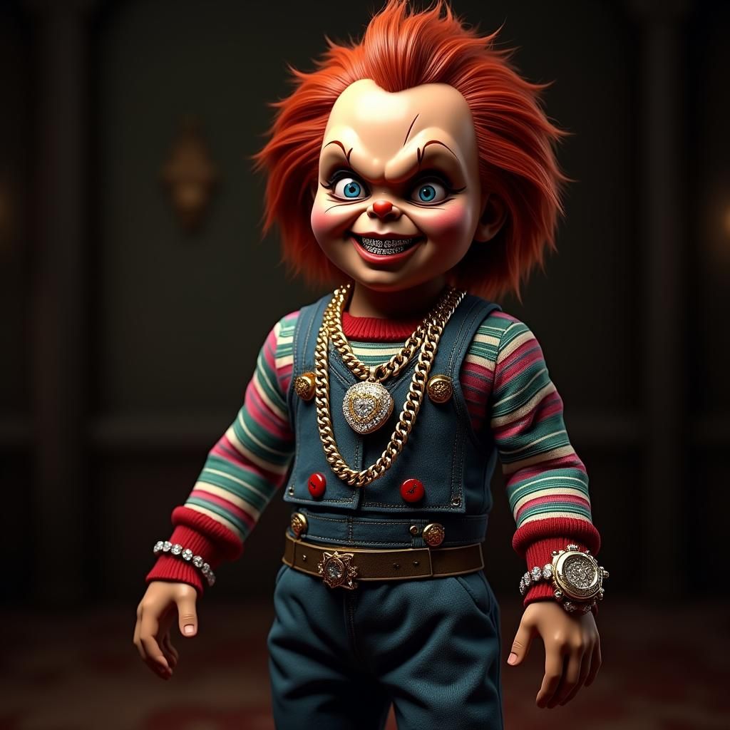 Chucky as Gangster in Opulent Majesty