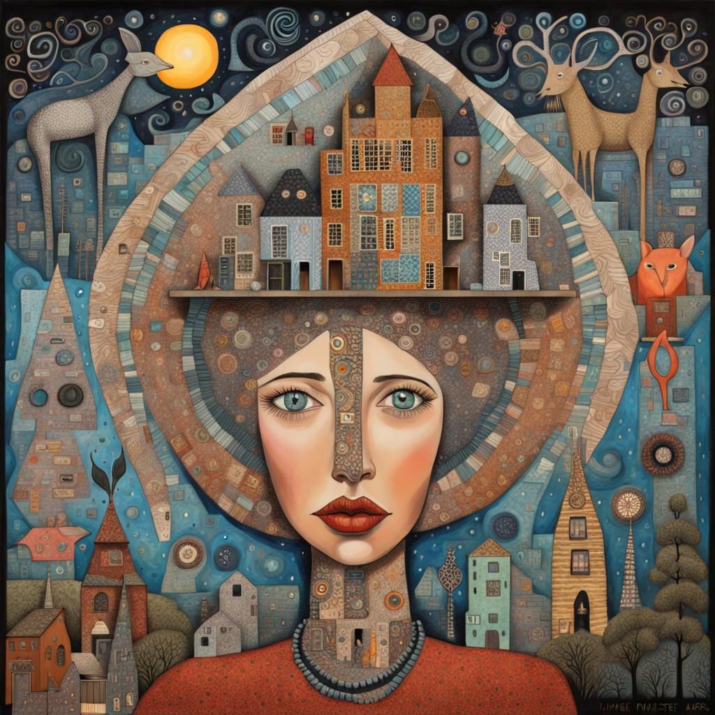 Whimsical Intricate Artwork