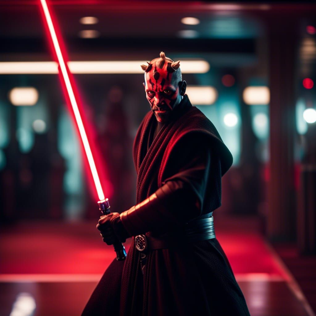 Darth Maul without a arm... why? I really don't know...